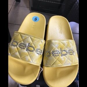 Bebe Flip Flop with bling